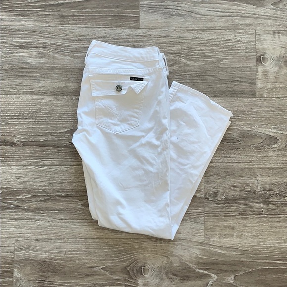 William Rast White Cropped Jeans. - Picture 3 of 6